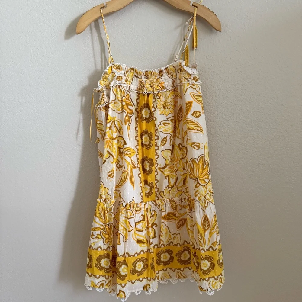 Caroline Constas Floral Mini Dress Size M - Picture 3 of 9